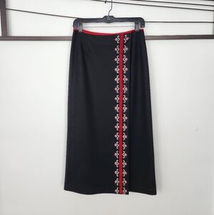 Women's Ann Taylor 4P Wool Cashmere Wrap Midi Skirt